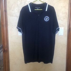 Navy Blue American Eagle Dress Shirt